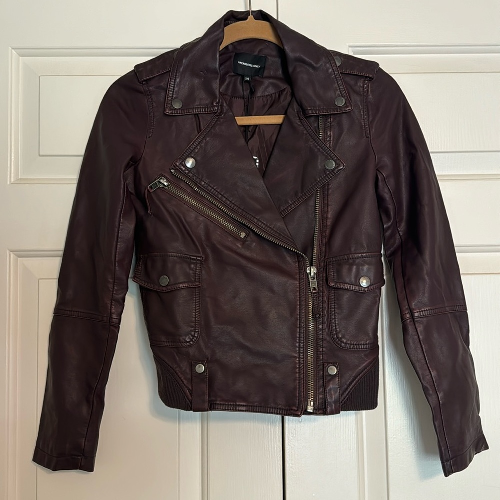 Members Only Faux Leather Jacket